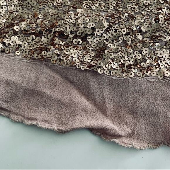 Stella McCartney Kids Girls Mauve Sleeveless Sequins Blouse Top Sz 5 - Picture 8 of 8